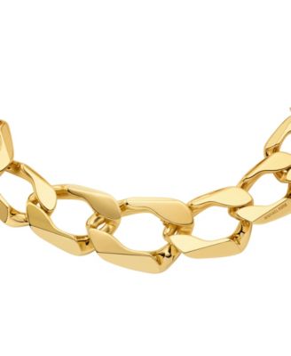 Michael Kors 14K Gold Plated Link Necklace 75490₽