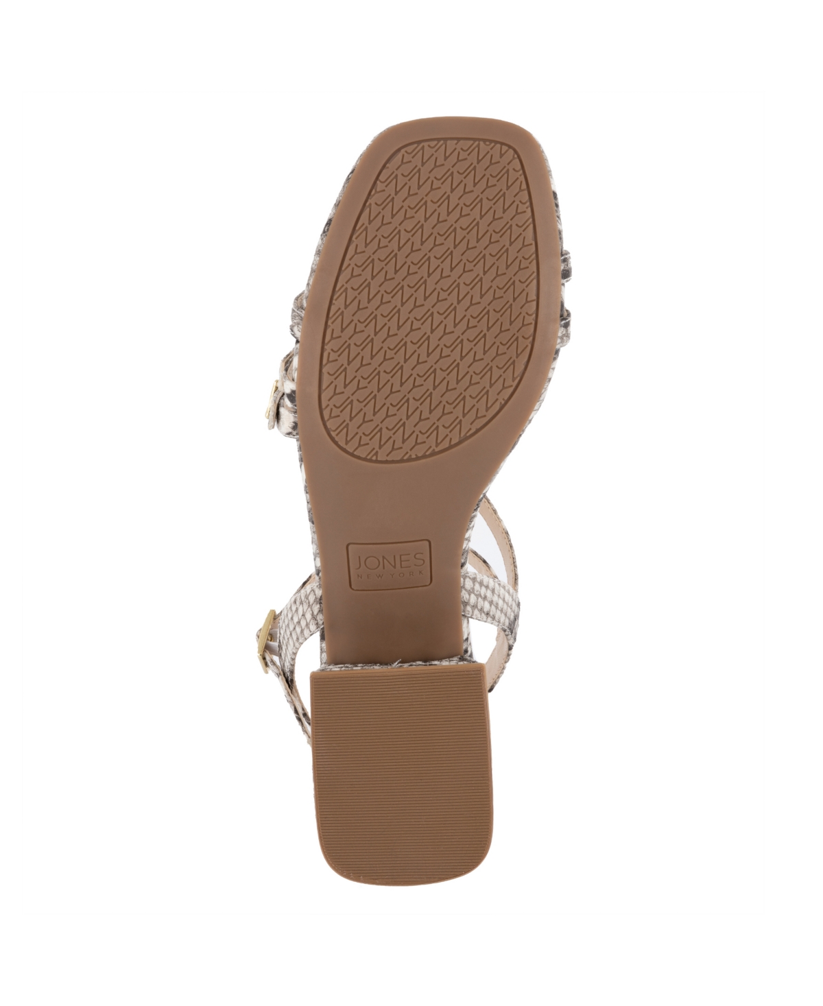 Jones New York Women's Unasyn Block Heel Strappy Dress Sandals In Snake