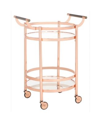 Sienna 2 Tier Round Bar Cart