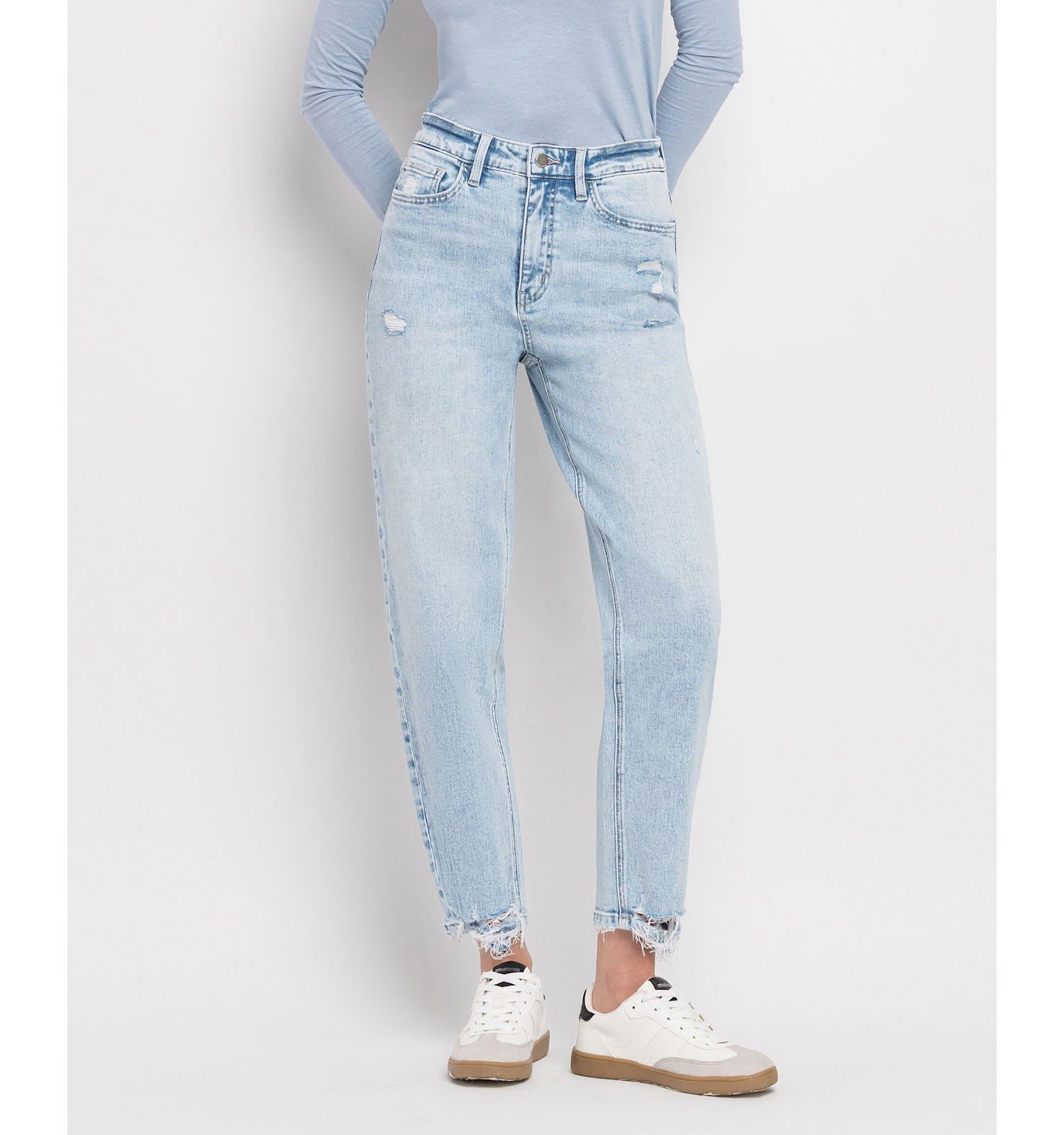 Women's Super High Rise Barrel Leg Jeans