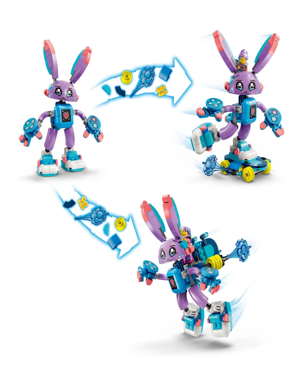 Lego Dreamzzz Izzie And Bunchurro The Gaming Bunny Building Set 71490, 252 Pieces In Multi Color