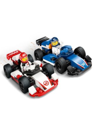 City F1 Williams Racing and Haas F1 Race Cars Building Toy 60464, 92 Pieces
