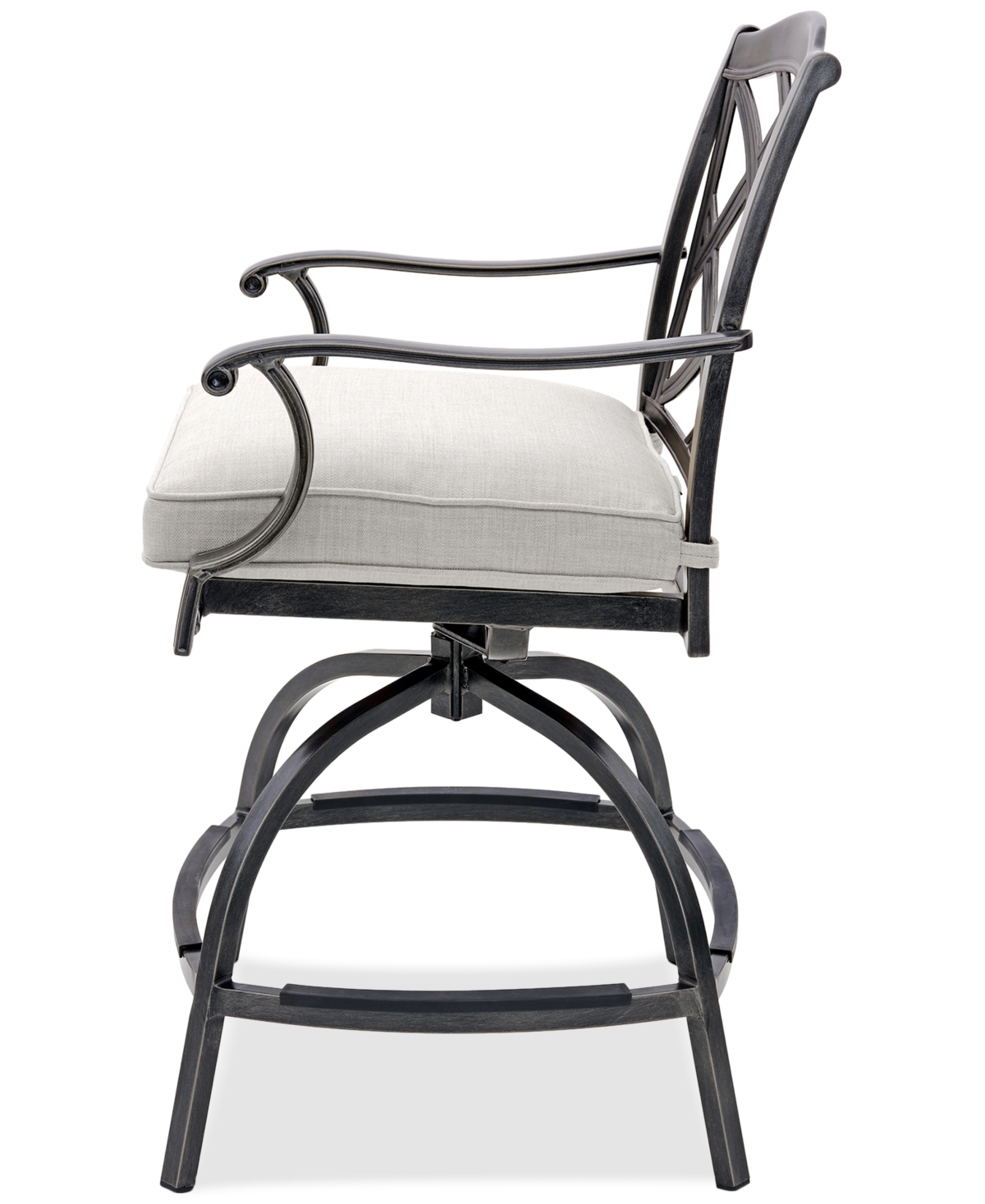 AGIO WYTHBURN 7-PC. OUTDOOR BAR HEIGHT FIRE PIT CHAT SET, CREATED FOR MACYS 