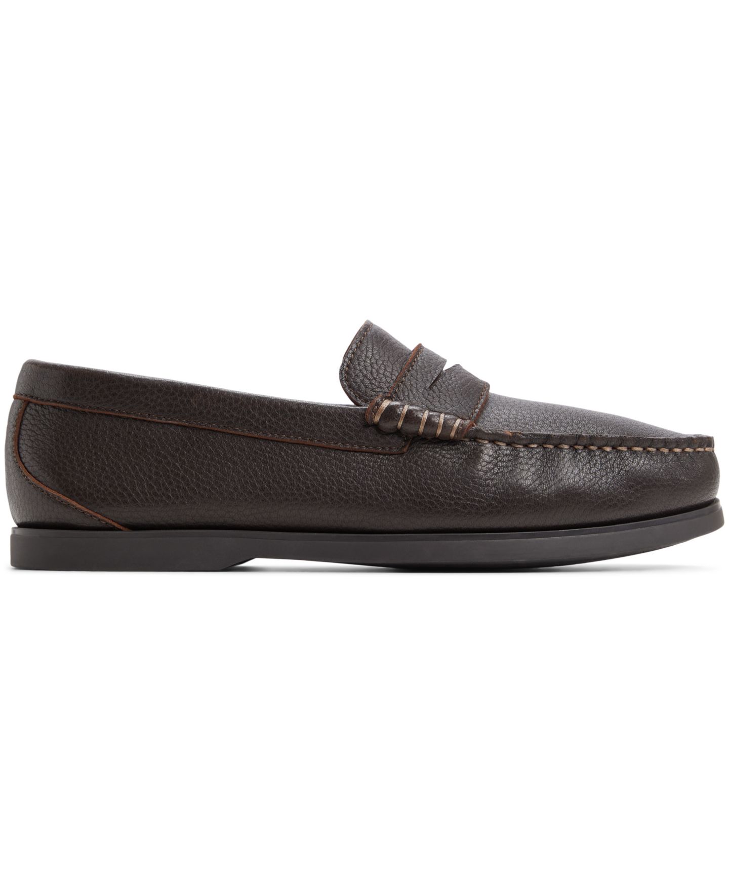 Мужские туфли Brooks Brothers Eastport Leather Penny, цвет: Коричневый — фото 2