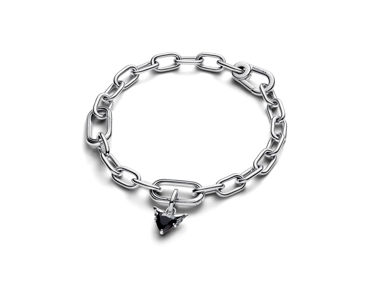 Sterling Silver Winged Heart Mini Dangle Charms
