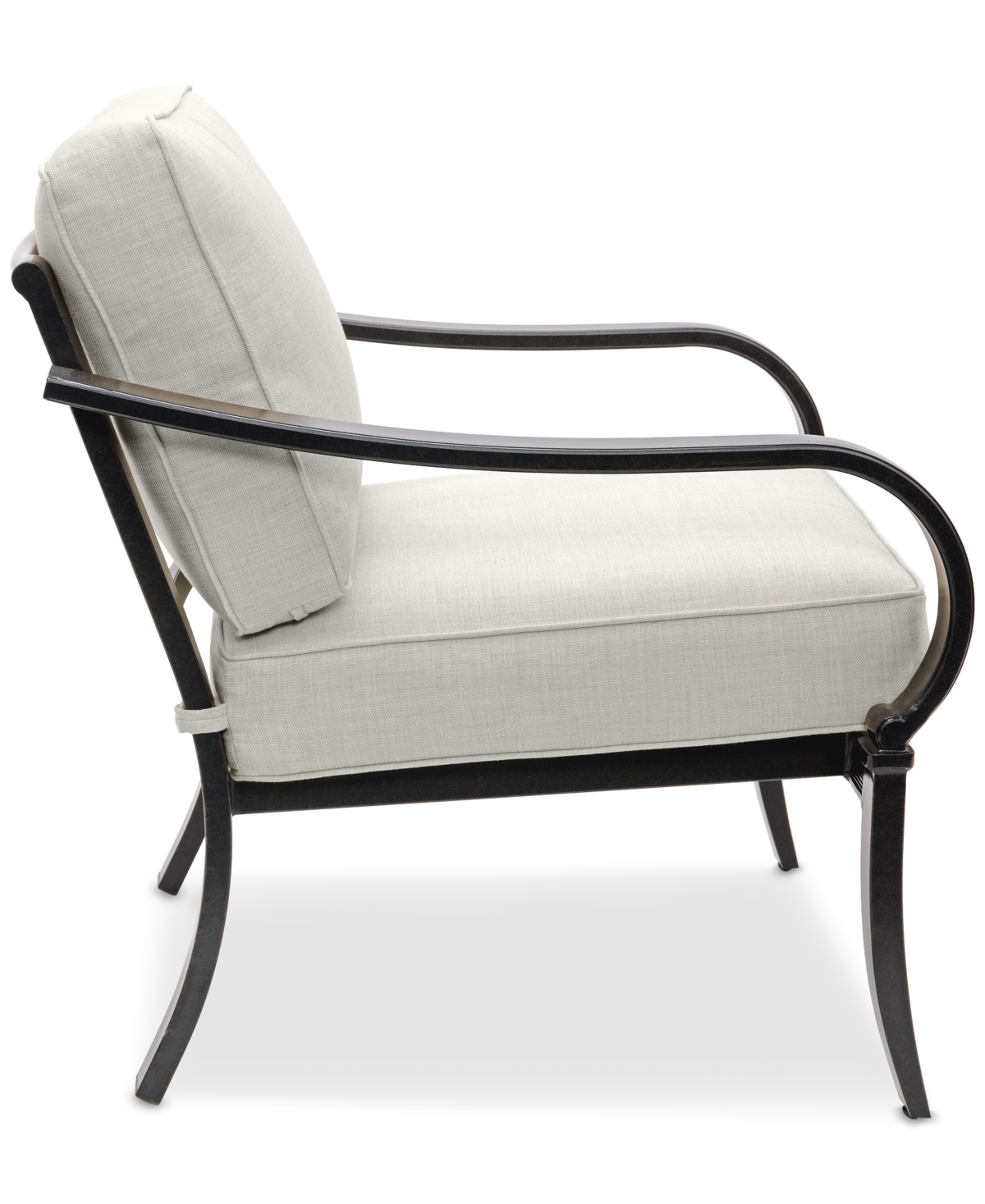 Agio St Croix Outdoor Lounge Chair In Pearl White
