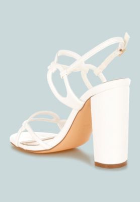 Womens Nyjah Cut Out Chain Sandals