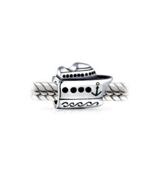 Ocean Liner Yacht Charm Bead Sterling Silver European Bracelet