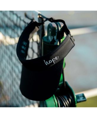 Women's Adjustable Band Sport Visor - Black