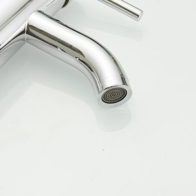 8-inch Single Hole Single-Handle Bathroom Faucet With Pop Up Drain in Polished Chrome