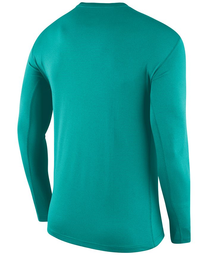 miami dolphins dri fit long sleeve shirt