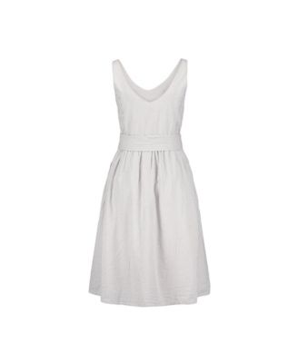 Women's A-Line Dress with Sash