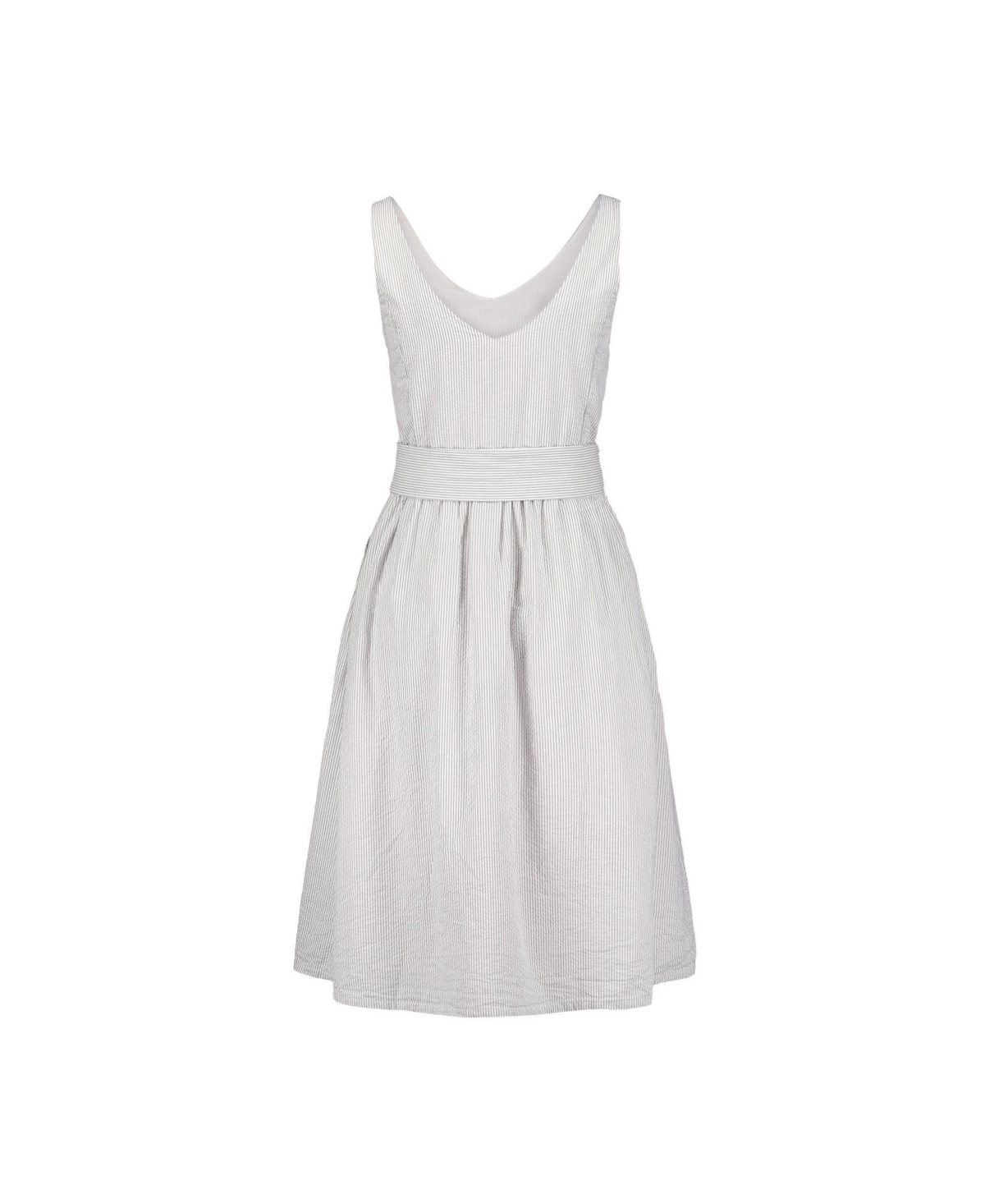 Hope & Henry Women's A-Line Dress with Sash