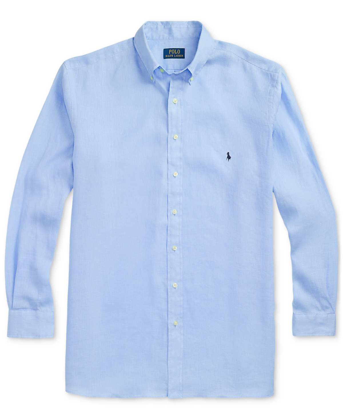 Polo Ralph Lauren Men's Big & Tall Linen Shirt In Blue