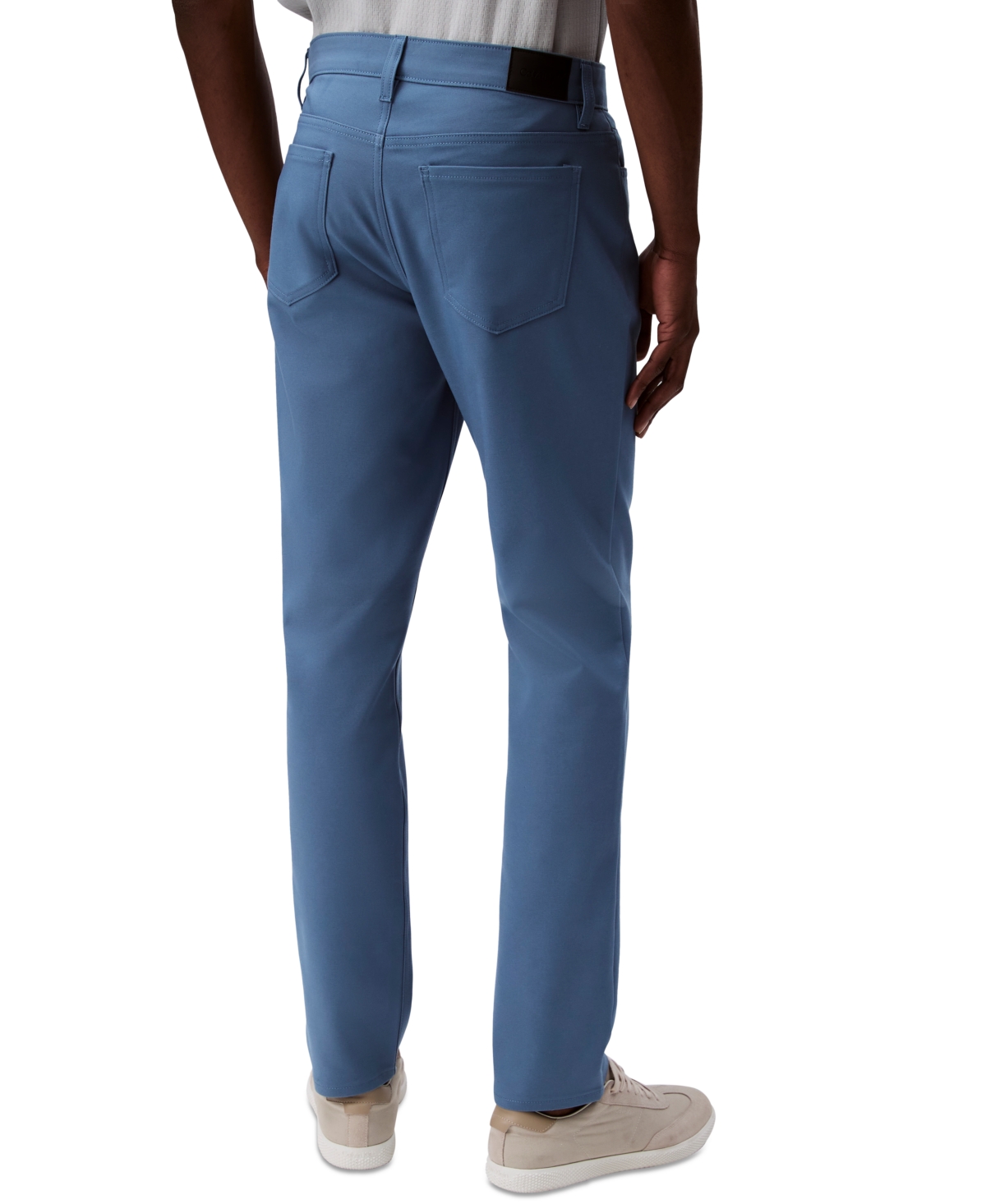 Calvin Klein Men's Ck Move 365 Slim-fit Performance Stretch Pants In Bluefin