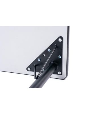 Activity Table 24" x 48" Gray Edge - Gray Legs Adjusts 21" - 30"