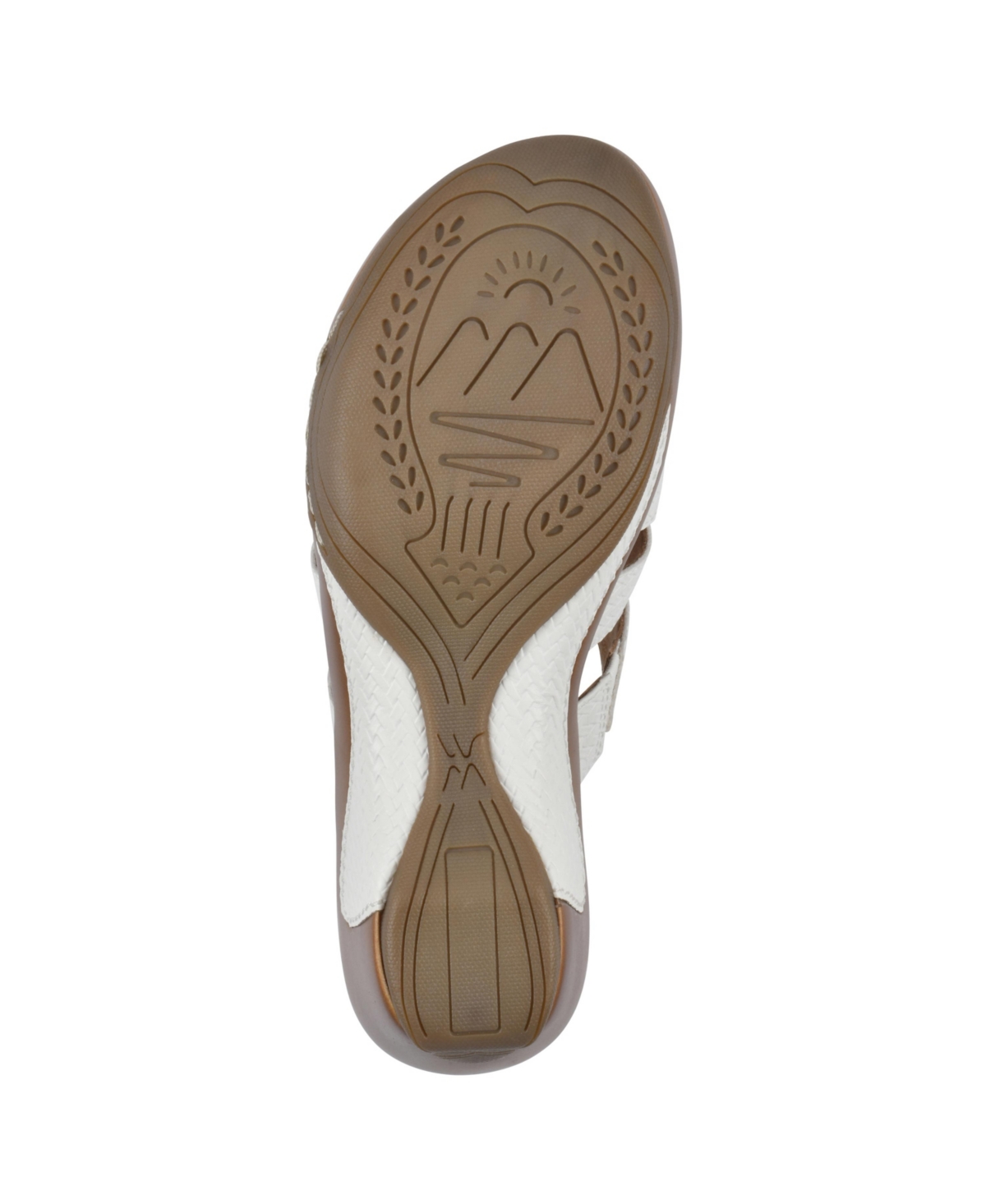 Shop White Mountain Women's Valora Slip-on Clog Sandals In White Woven