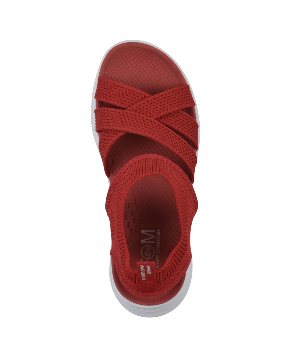 White Mountain Women's Charry Round Toe Flat Sandals