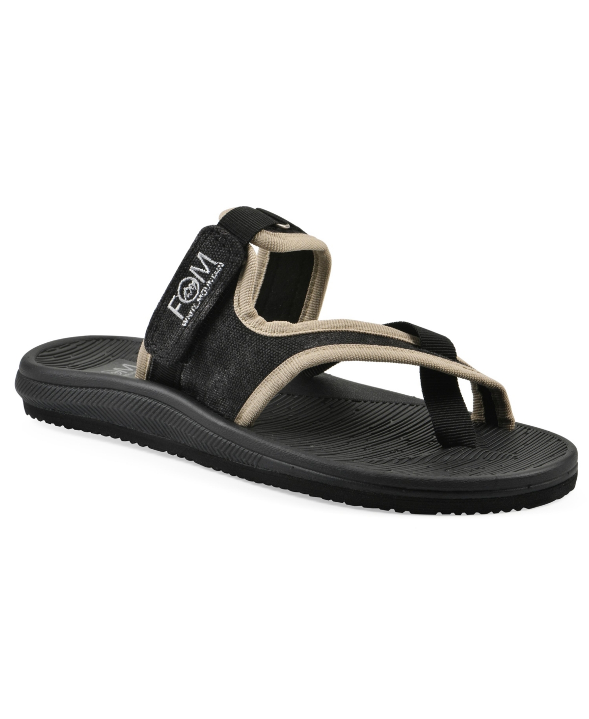 White Mountain Women's Basket Round Toe Flat Sandals