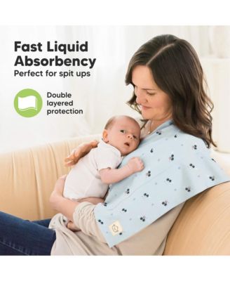 6pk Shea Baby Burp Cloths for Baby Boys and Girls, Burping Cloths for Babies, Newborn