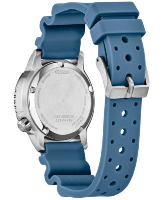 Women's Promaster Sea Dive 4 Light Blue Polyurethane Strap Watch 36.5mm