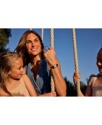 Women's Classic Bianca Black Apple Material Strap Watch 32.4mm