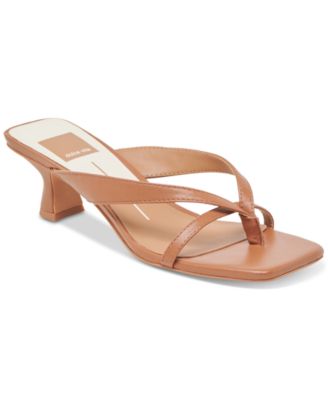 Women's Brevel Thong Low Block Heel Dress Sandals