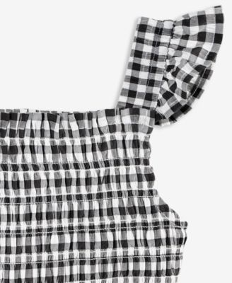 Toddler Girls Mommy & Me Gingham Smocked Dress, Exclusively at Macy's	