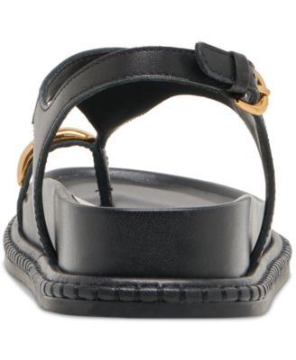 Women's Stefan Toe Ring Thong Jewelry Footbed Flat Sandals