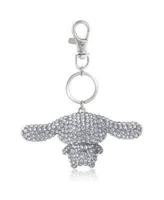 Cinnamoroll Crystal-Embellished Keychain Travel Bag Charm