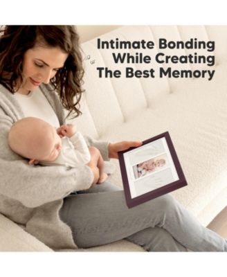 Duo Baby Hand and Footprint Kit, Baby Handprint Kit, Newborn Photo Frame, Baby Keepsake for New Mom