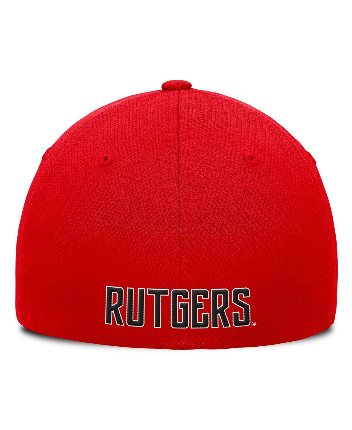 Top Of The World Men's Scarlet Rutgers Scarlet Knights Reflex Logo Flex Hat In Scarlet