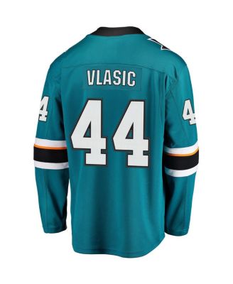 Мужская майка Марка-Эдуарда Власича Fanatics Teal San Jose Sharks Premier Breakaway Player Jersey