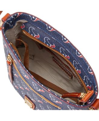 Маленькая фирменная сумочка Dooney & Bourke Houston Texans через плечо на молнии