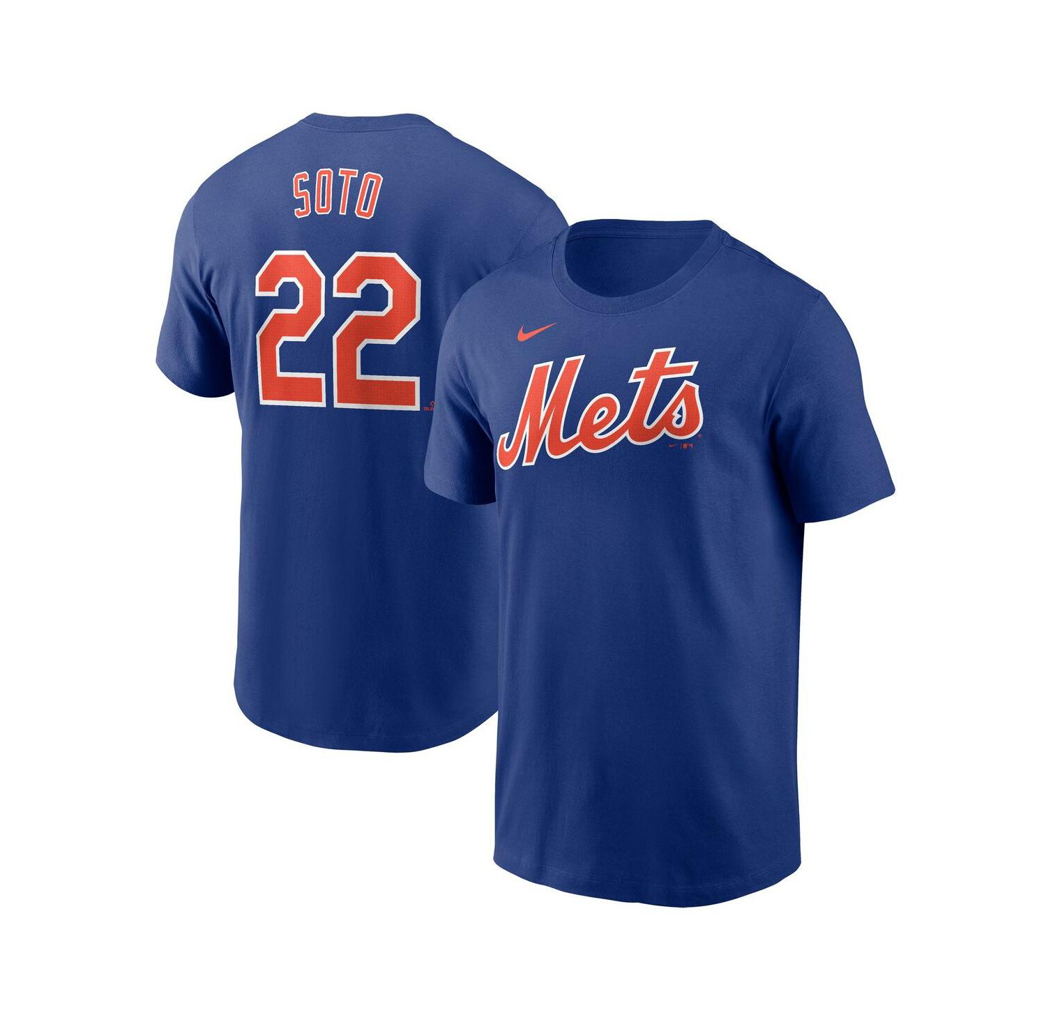 Men's Juan Soto Royal New York Mets Fuse Name & Number T-Shirt