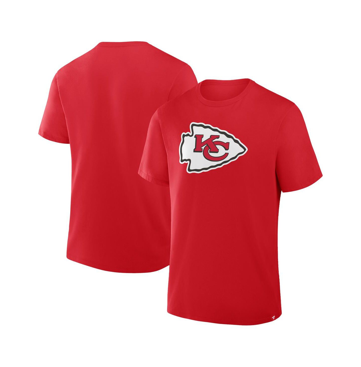 Мужская футболка Fanatics Red Kansas City Chiefs Legacy Cotton — фото 1