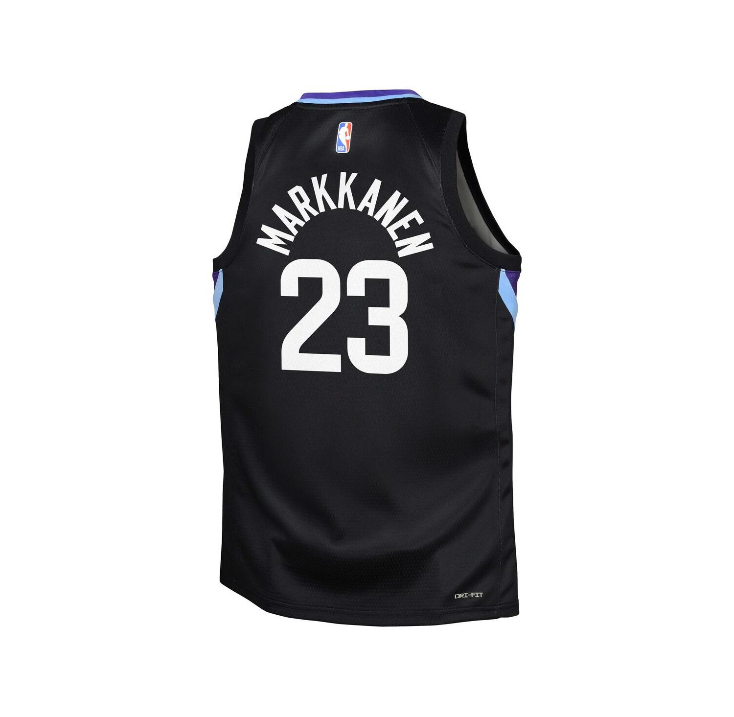 Big Boys and Girls Lauri Markkanen Black Utah Jazz Swingman Jersey - Statement Edition
