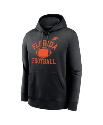 Men's Black Florida Gators Legacy Football Icon Club Fleece Pullover Hoodie