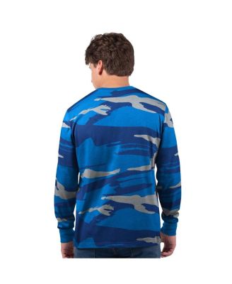 Стартовая мужская серая футболка Detroit Lions Thursday Night Gridiron с длинным рукавом для начинающих