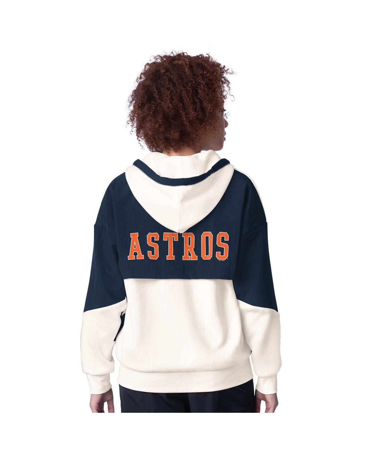 Shop Starter Women's White Houston Astros Scrimmage Full-zip Hoodie