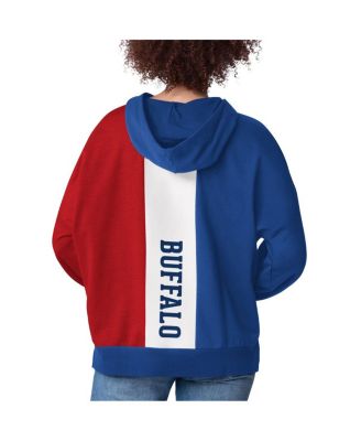 Стартовый женский пуловер Royal Buffalo Bills Power Move с длинным рукавом и толстовкой с капюшоном