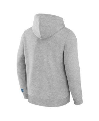 Мужская толстовка с капюшоном из флиса Fanatics Heather Grey Detroit Lions Legacy