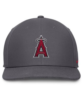 Men's Gray Los Angeles Angels Pro Performance Snapback Hat