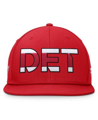 Men's Red Detroit Red Wings Authentic Pro Team Rink Snapback Hat