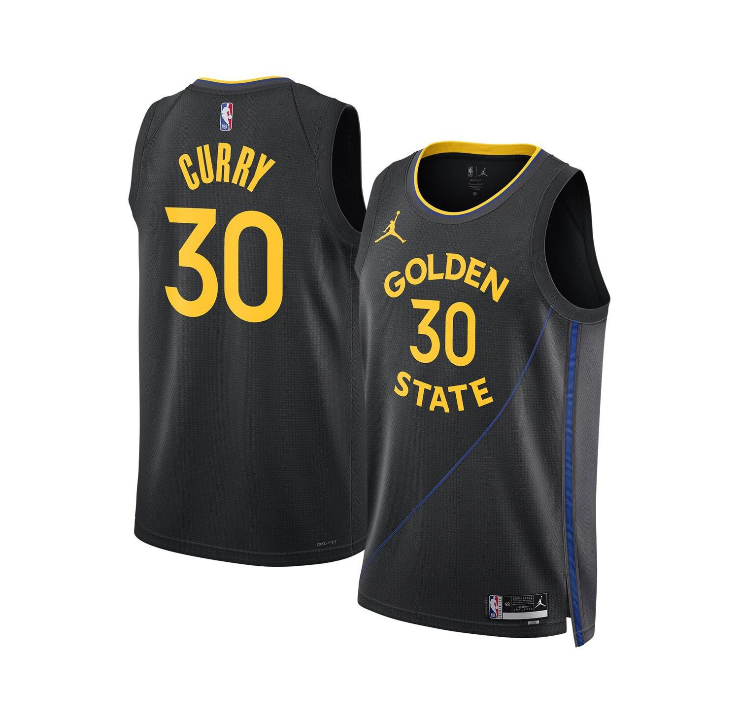 Men's and Women's Stephen Curry Black Golden State Warriors 2024/25 Swingman Jersey - Statement Edition