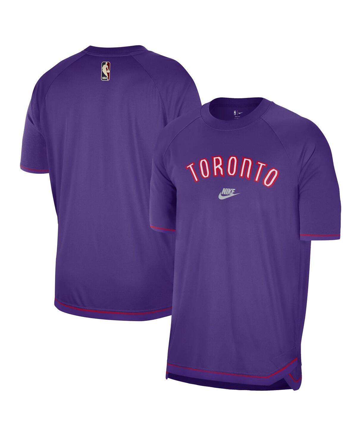 Nike Men's Purple Toronto Raptors 2024/25 Classic Edition Pregame Shooting T-shirt