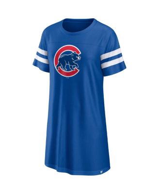 Women's Royal Chicago Cubs Iconic Mesh Dress
