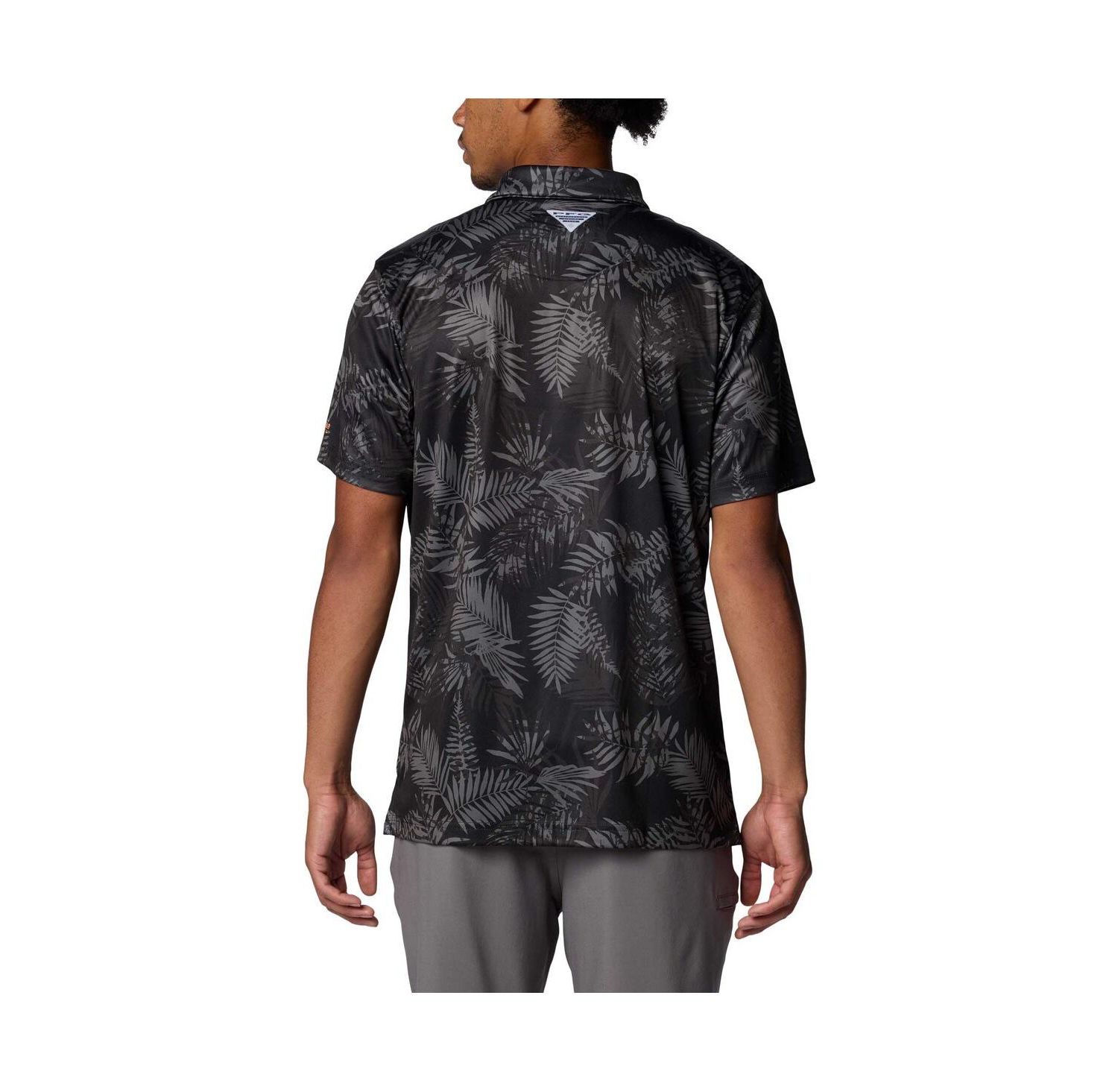 Men's Black Tennessee Volunteers PFG Super Terminal Tackle Omni-Shade Bangalows Polo