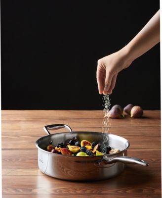 Titanium Series Fully Cladded 4-Quart Saute Pan with Lid