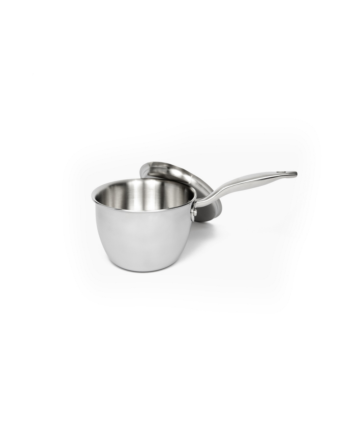 Heritage Steel Titanium Series Fully Cladded 2-quart Saucier With Lid In Stainless Steel